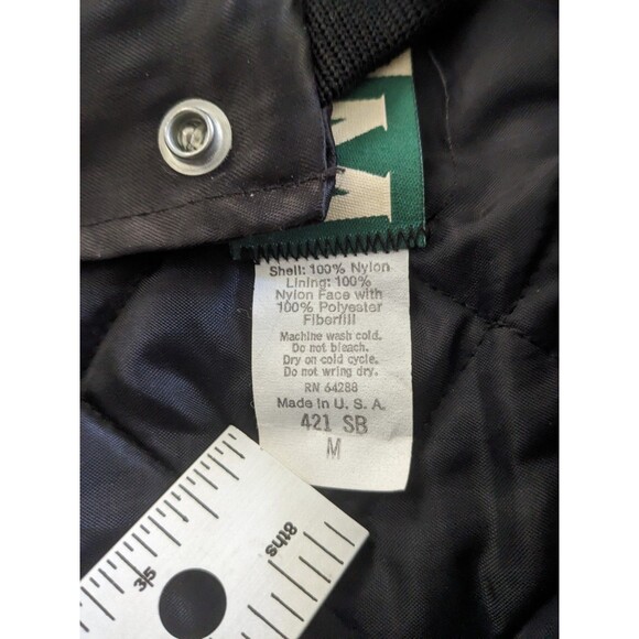 VTG Pistol King 1986 Brooklyn Schuetzen Corp + Pins Nylon Bomber Jckt Sz M OOAK - Picture 12 of 16